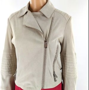 J Brand Aiah Leather Moto Jacket M